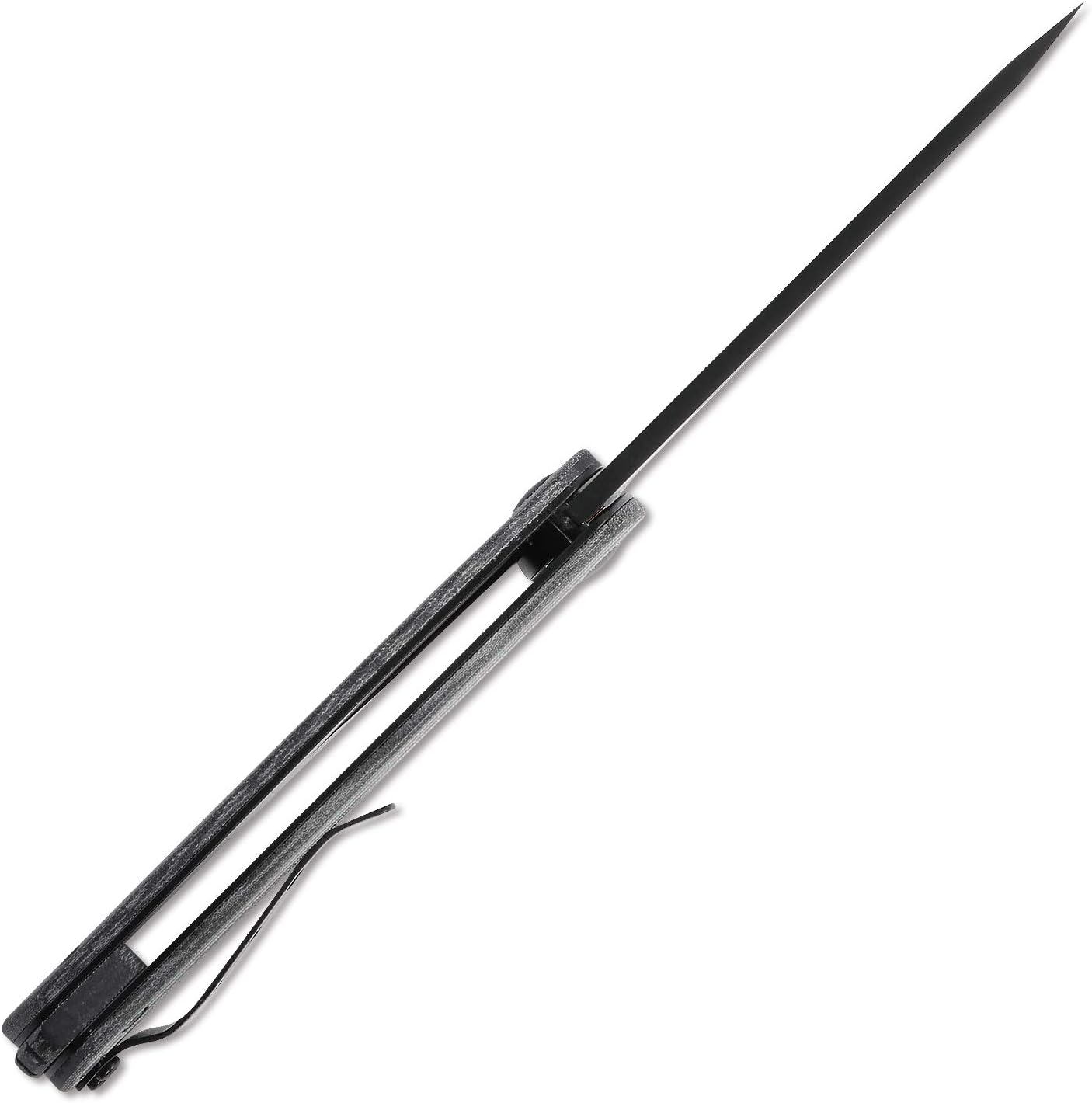 Kizer Pinch, Non-Locking Slip Joint Pocket Knife with N690 Blade and Micarta Handle, Use for EDC -V3009 (Black Micarta handle+Black N690 blade) : Sports & Outdoors