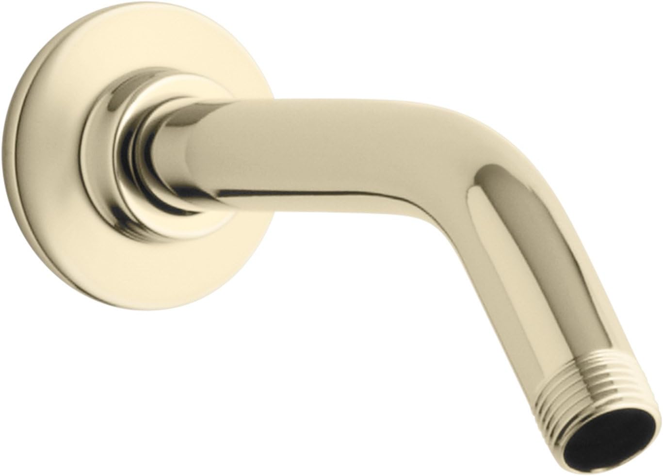 K-7397-AF Showerarm and Flange, 7-1/2-Inch Long, Vibrant French Gold