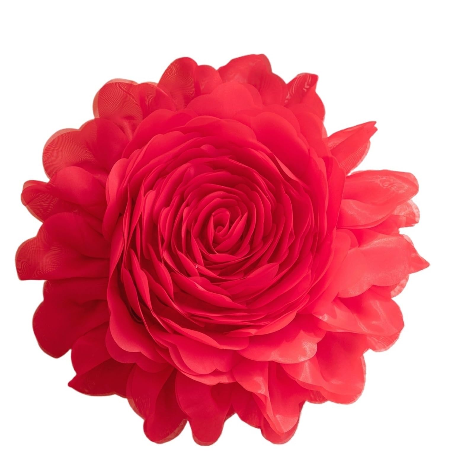 LCKKJHG Princess Wind Three-dimensional Tulle Flower Pillow Cover Luxury Ins Bedroom Bedside Cushion Floating Window(Color-02)