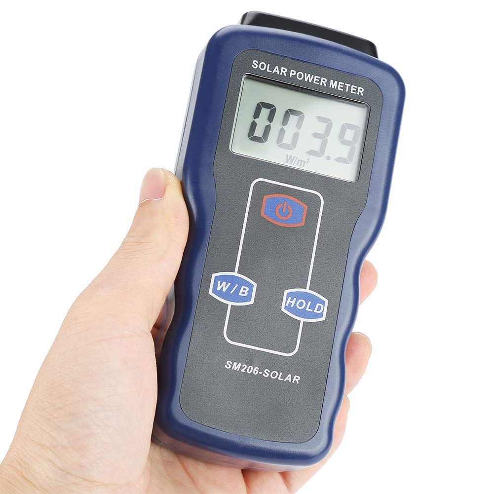 Lux Messgerät, SM206 Solar Power Energie Bestrahlungsstärke Meter Strahlungsmessung Tester Messprüfgerät
