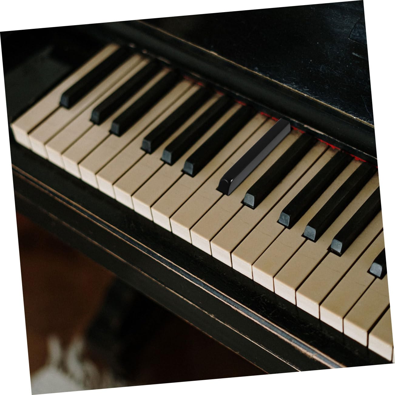 VICASKY Praktische Ersatzteile aus Acryl und Kunststoff 88 Klaviertastenaufsätze Weiße für Klavierreparatur Zubehör für Musiker
