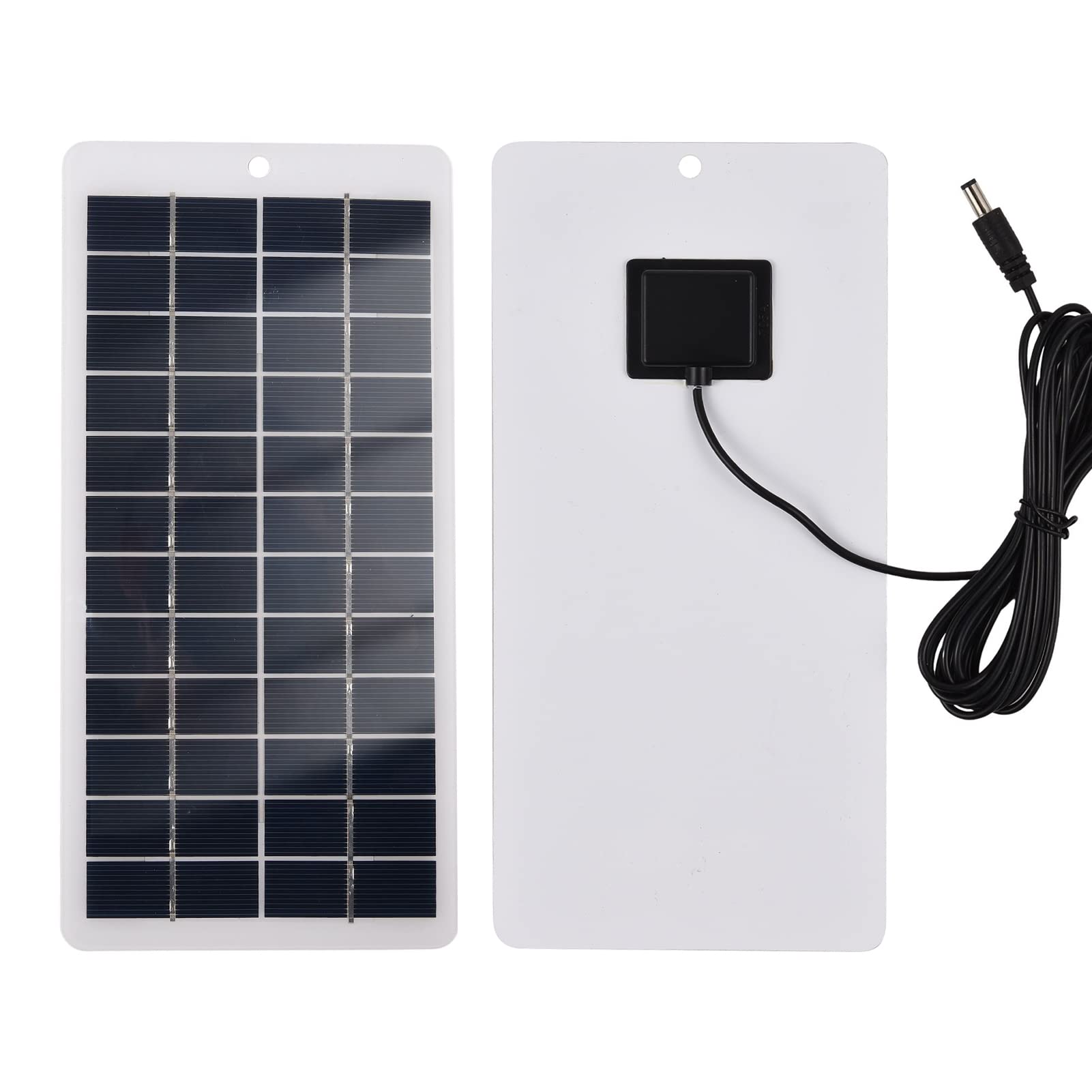 Panneau solaire polycristallin haute efficacité - Mini chargeur solaire 12 V pour activités de plein air, kits d'urgence et équipements basse consommation