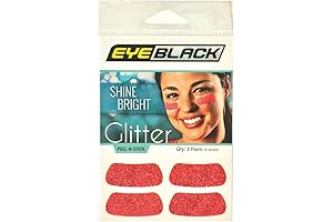EyeBlack Under Eye Colorful Glitter Strips - Show Off Your Team Spirit...