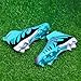 KIUSMETY Soccer Cleats for Men Women, High-Top Ankle Support Football Shoes, Lightweight Non-Slip Training Cleats for Indoor Outdoor Turf Blue Size 11