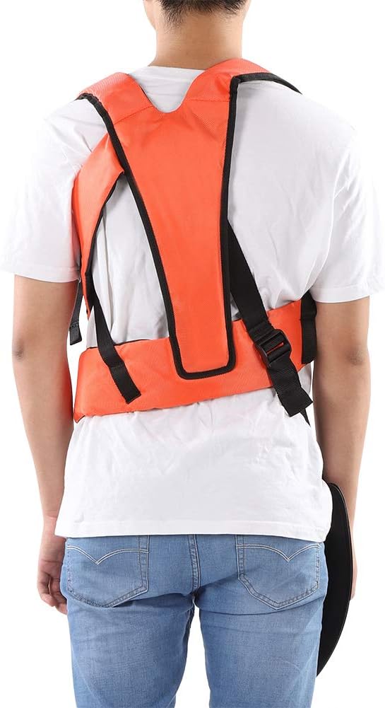 Trimmer Shoulder Strap, Double Shoulder Strap for Brush Cutters, Garden Lawn Mower Trimmers, Adjustable Nylon Belt Harness for Men and Women