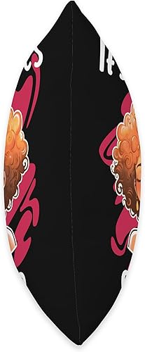 Miniatura 2 de It's the Locs For Me Afro Hair Black American African Girl Throw Pillow