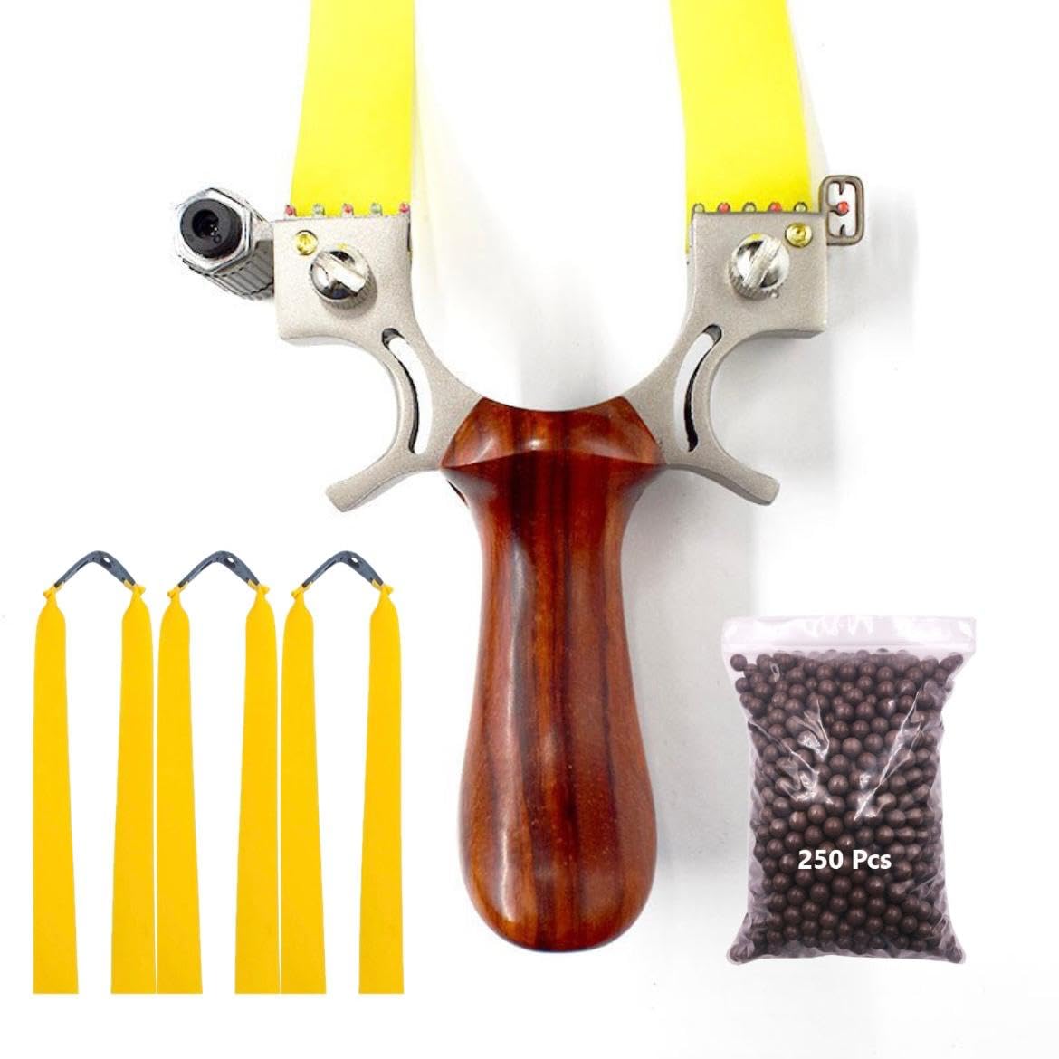 Marksman New Professional Stainless Steel Wooden Catapult Sling Outdoor Competitive Learning Gulel, Kid-picture-18