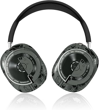 Joyleop for Airpods Max Headphone Case - Durable Soft TPU Protective Cover Anti-Scratch,Anti-Fingerprint,Aniti-Dust for AirPods Max2020/2024 Cover,Cool Headphones Case for Men, Retro Vinyl Record