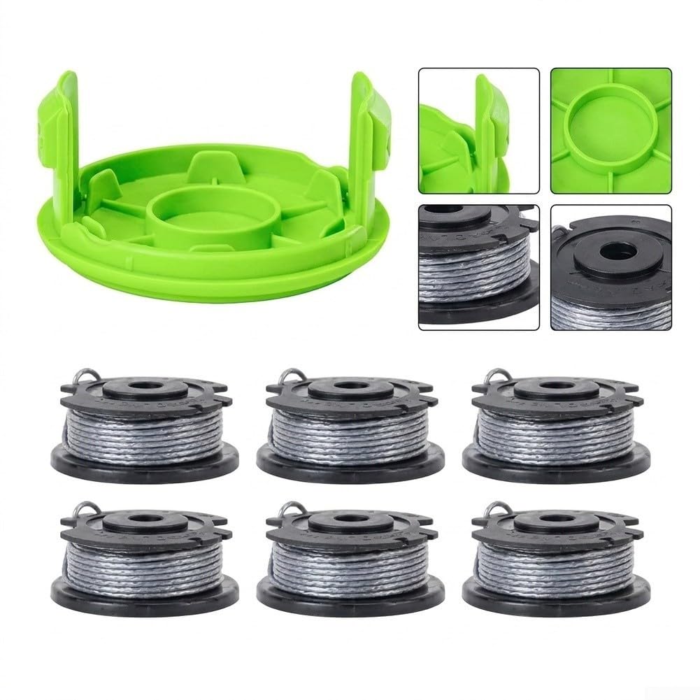 Bobinas Cortacésped 0.065 para Greenworks 6-Pack