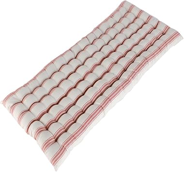 Dibor Furniture Bench Cushion Indoor/Outdoor Seat Pad Mattress Cushion Red Stripe