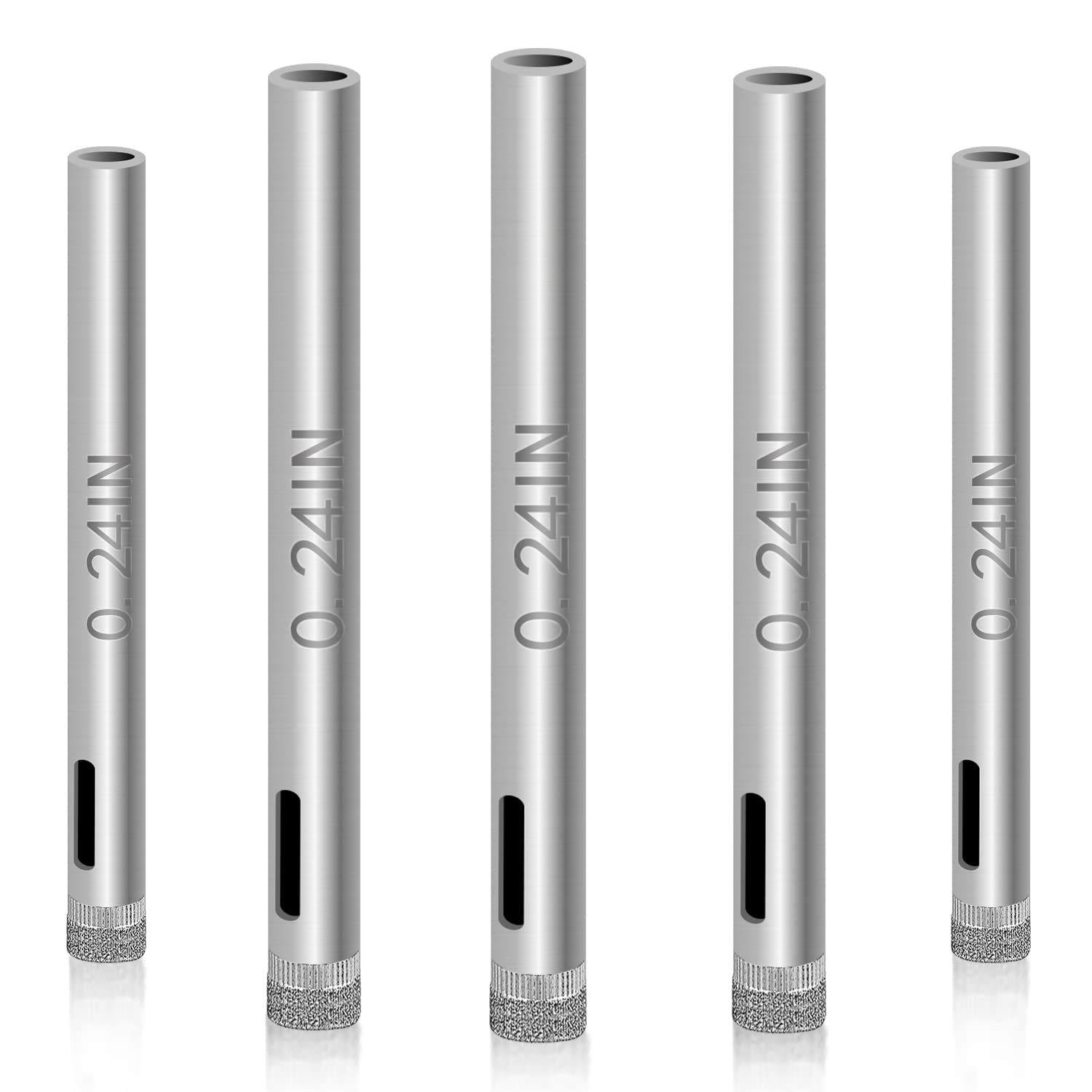 Snapklik.com : Glass Drill Bit Set, 5 Pcs Diamond Drill Bits Hole Saw ...