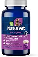 Vista 30 de NaturVet Suplemento avanzado para perros de salud articular senior, incluye glucosamina, MSM, condroitina, colágeno, ayuda a apoyar la función