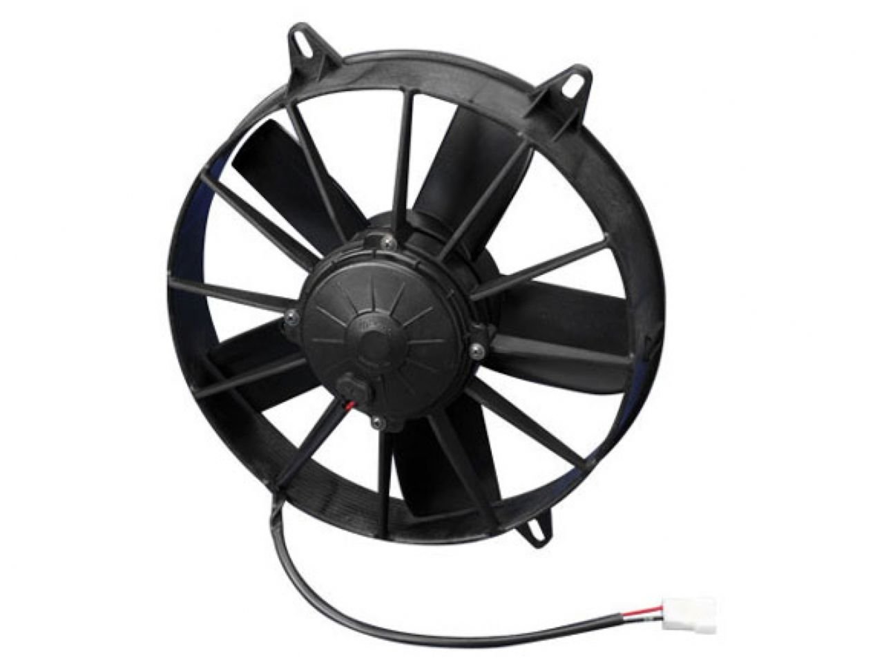 SPAL 30102038 12-Inch High Performance Puller Fan - Straight Blade Design For 30Amp Fuse At 13V