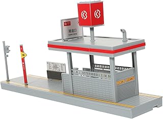 NUOBESTY DIY Subway Station Model Scale Platform for Durable Realistic Design for Imaginative Play and Family Interaction Develops Logical Thinking Skills