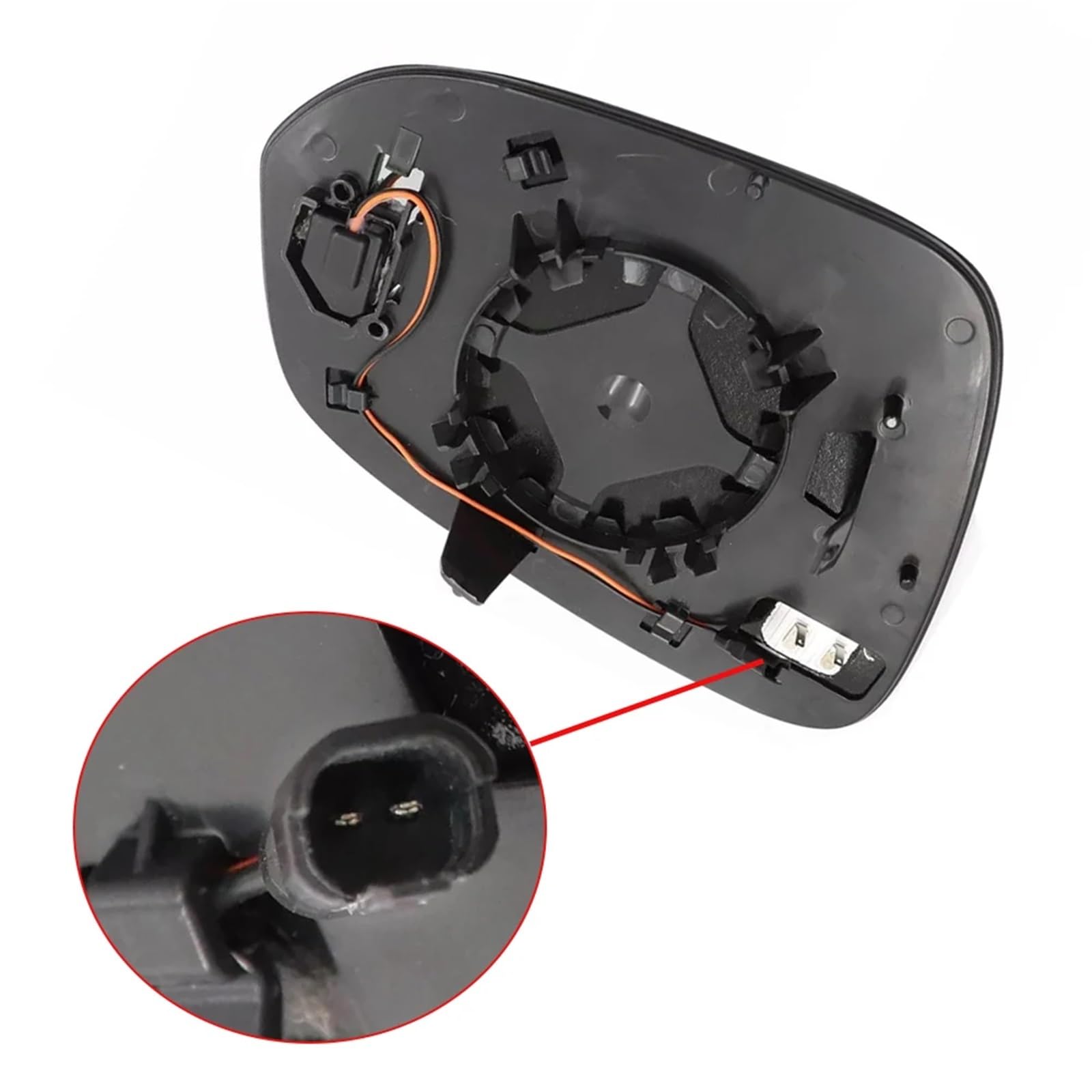 Vetro Dello Specchietto Retrovisore 87961-0E371 1 specchio laterale riscaldato con rilevamento dell'angolo cieco per Toyota per Highlander 2020-2024 installare(Right)