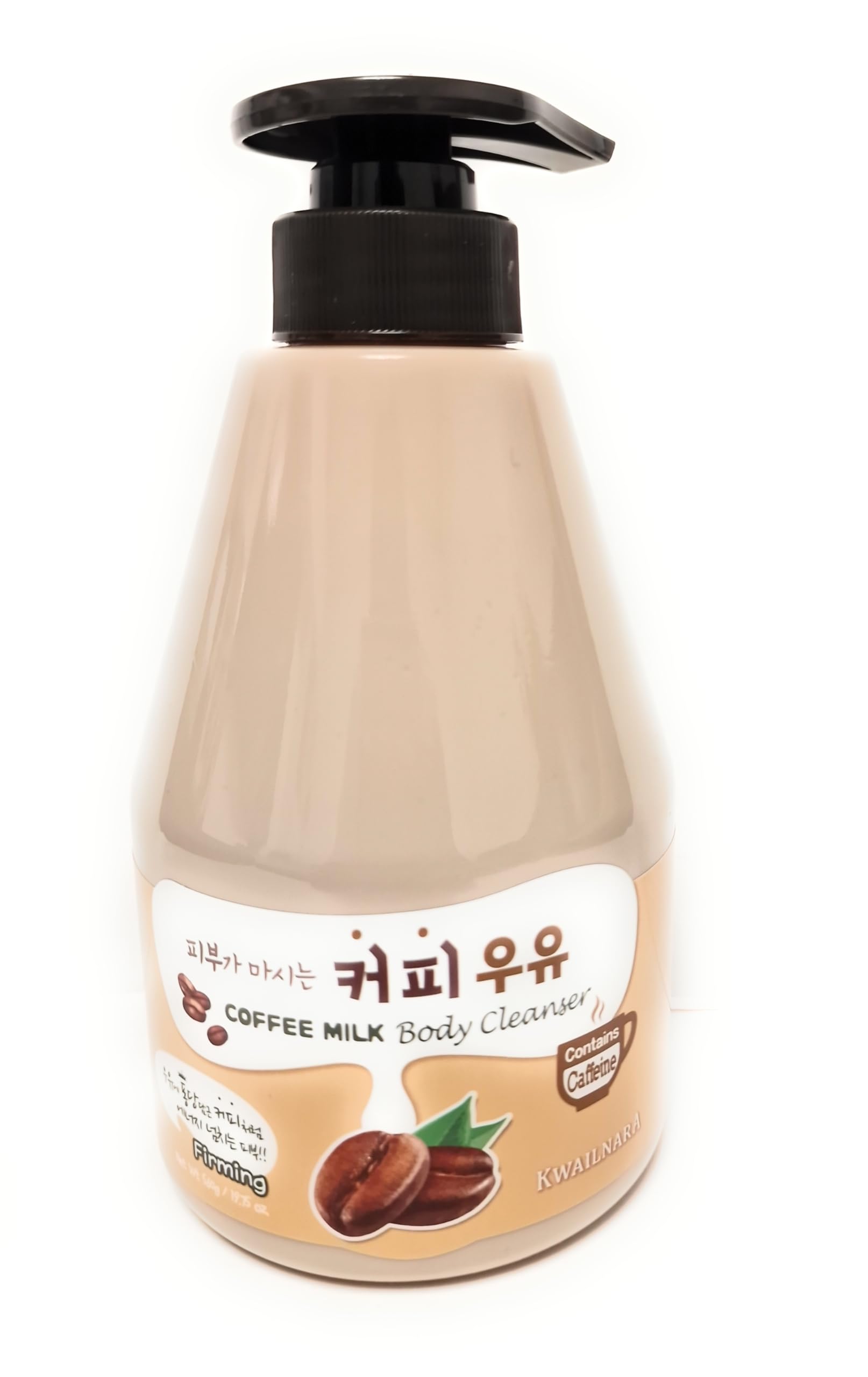 KWAILNARA Coffee Milk Firming Body Cleanser 560g, Moisturising & Nourishing Body Wash with Caffeine & Milk Protein - Image 3