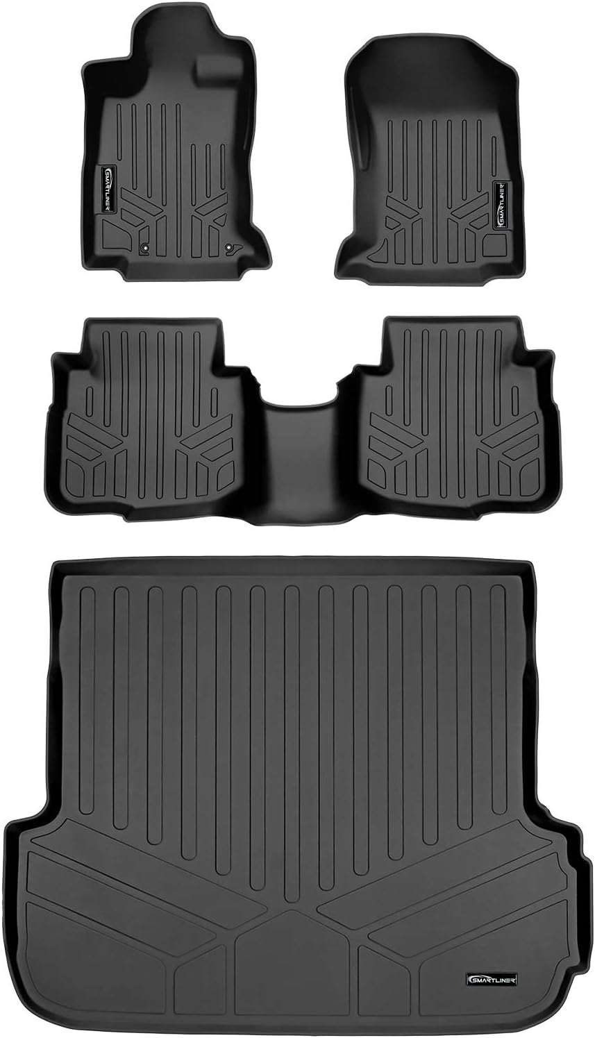 SMARTLINER All Weather Custom Fit Floor Mats and Cargo Liner Set Compatible with 2020-2025 Subaru Outback