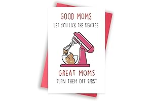 Funny Mother’s Day Card for Wife, First Birthday Card for Mom