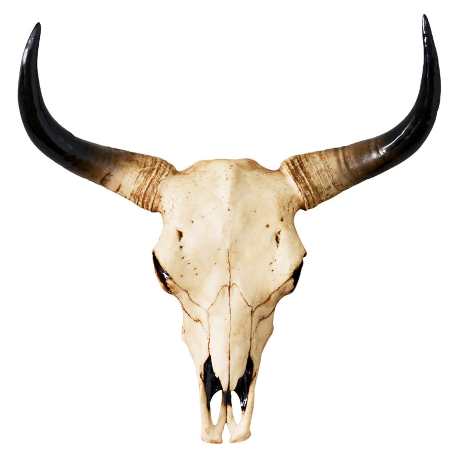 YXCQHZM Cow Skull Decor, Resin Bull Head Wall Hanging, Bull Head Skull Wall Hanging Art Home Wall Decor