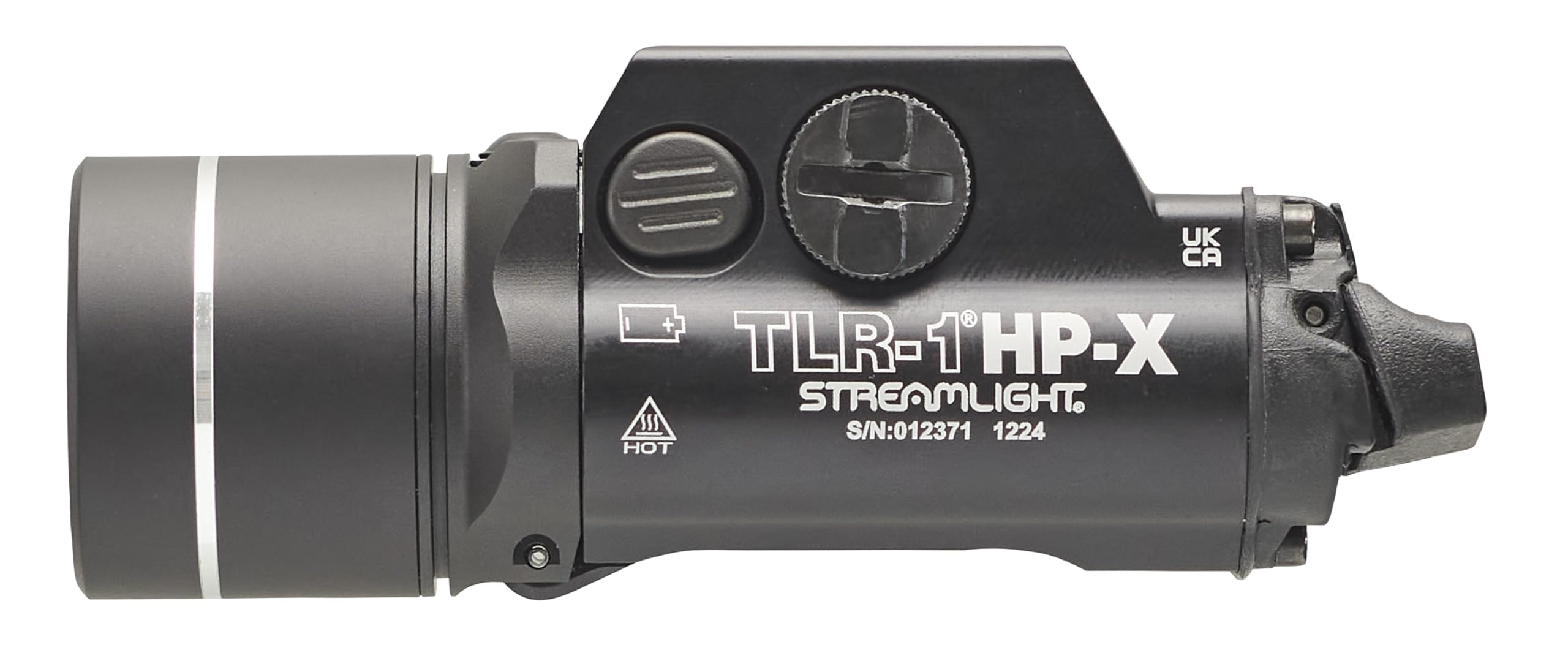 Streamlight 69167 TLR-1 HP-X 1000 lumen High Candela montato su rotaia, include chiavi di localizzazione e batterie al litio, nero