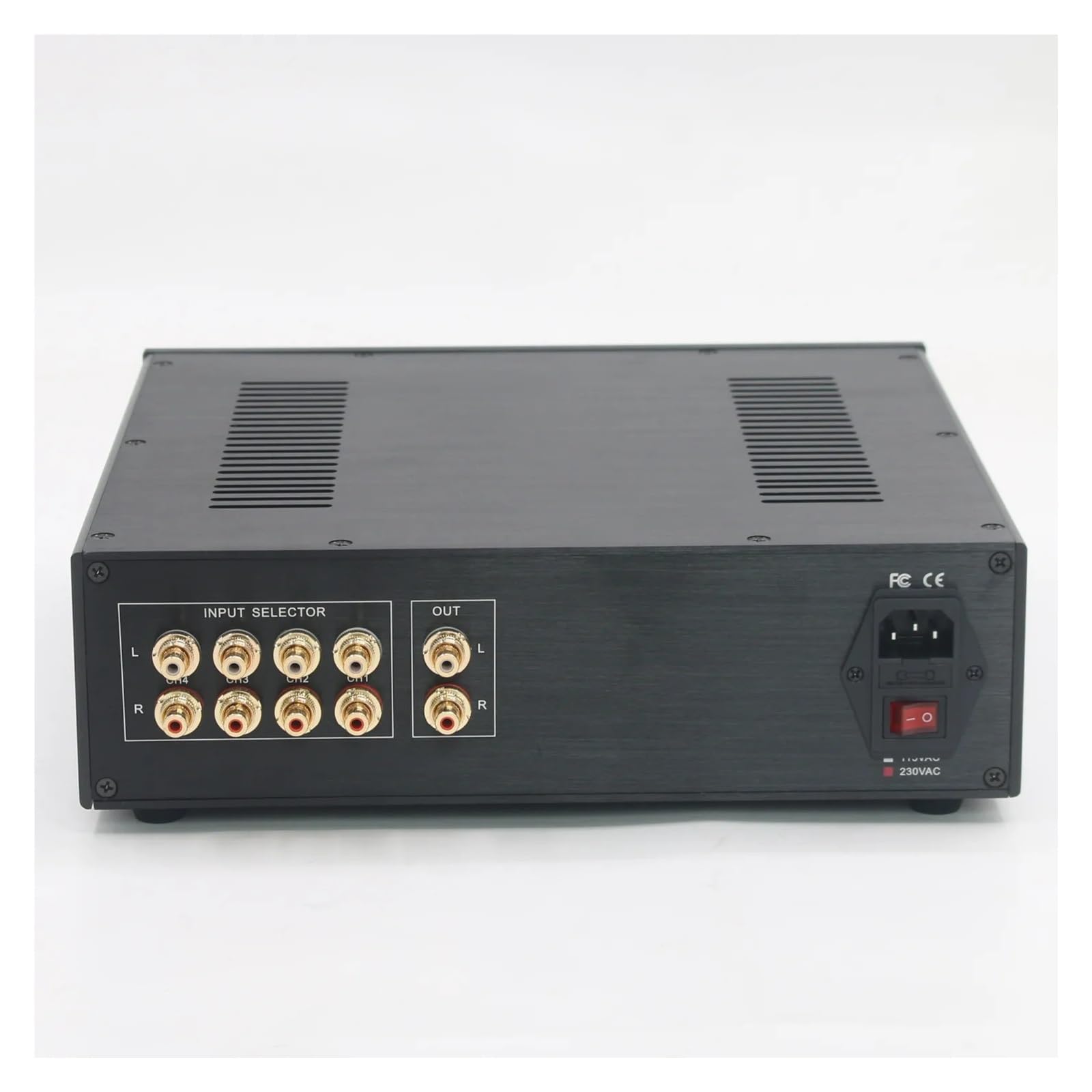 STR12A Riferimento CARY SLP90 Circuito 12AU7/ECC82 Preamplificatore a valvole HiFi Stereo Preamplificatore audio con telecomando(With PSVANE ECC82,230V)