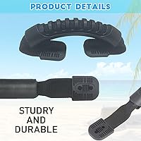 Vista 3 de Paquete de 2 asas de transporte de kayak con accesorios de kayak para kayaks, maleta, equipaje