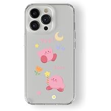 Multitronic iPhone 15 Pro Max ile Uyumlu Kirby Tasar m Bask l   effaf K l f