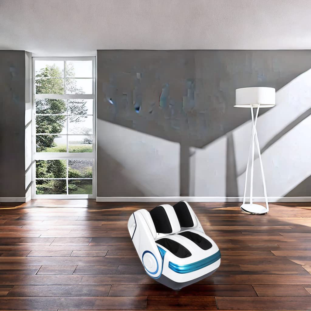 SOBO Corded Electric Leg Massager Machine For Home Calf Thighs and Knee Pain Relief with Heat Compression-air Massage Thermal Kneading Foot Reflexology 2 Years Warranty (White) SOBO Corded Electric Leg Massager Machine For Home Calf Thighs and Knee Pain Relief with Heat Compression-air Massage Thermal Kneading Foot Reflexology 2 Years Warranty (White)