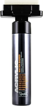 Montana Cans Acrylic Paint Marker, 50mm, Extra Broad, Shock Black, 1 Count Pack of 1