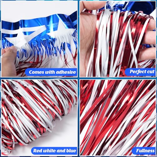 3-Pack10ft-American-Stars-and-Stripes-Flag-Banner-4th-of-July-Red-White-and-Blue-Fringe-Banner-for-Independent-Day-Memorial-Day-Veterans-Day-Patriotic-Party-Indoor-Outdoor-Hanging-Decorations 3 Pack10ft American Stars and Stripes Flag Banner 4th of July Red White and Blue Fringe Banner for Independent Day Memorial Day Veterans Day Patriotic Party Indoor Outdoor Hanging Decorations
