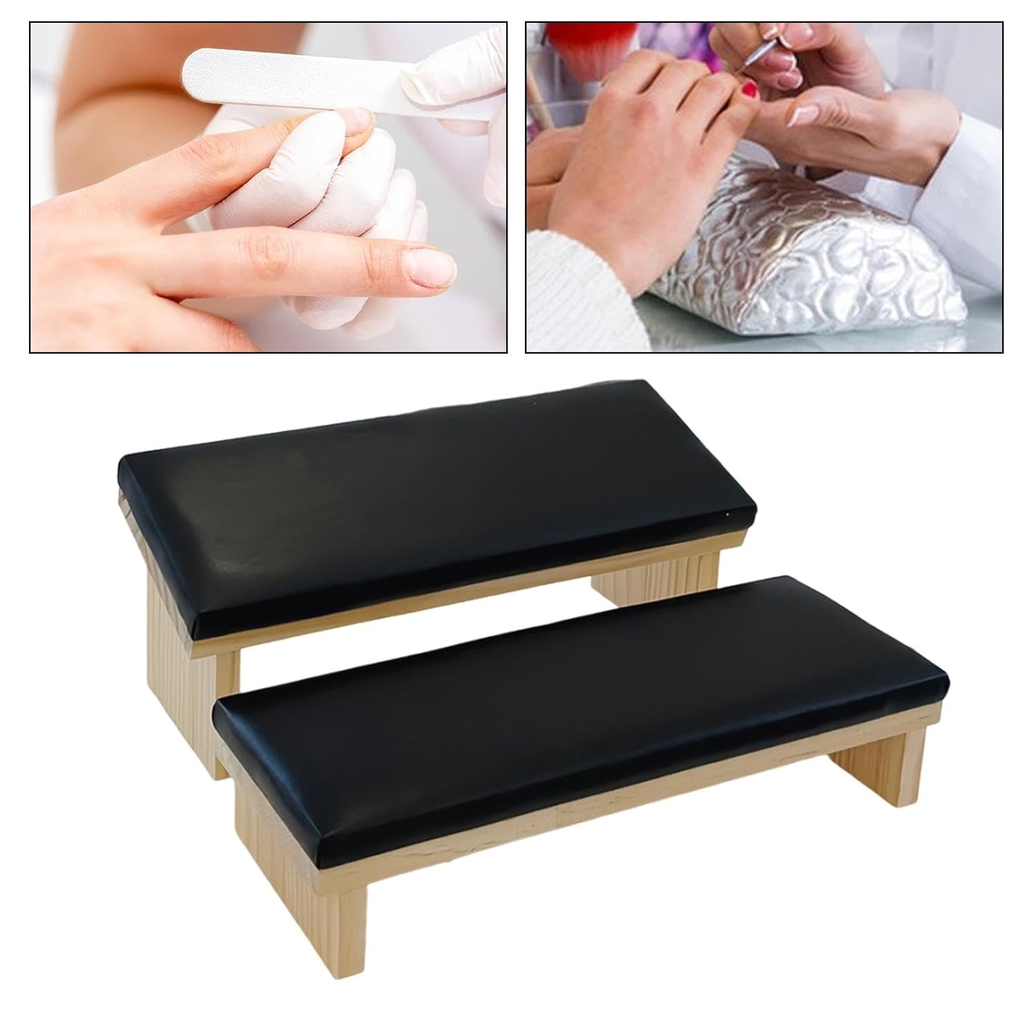 Nail Support Set for Manicurists, Black