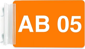 20-Pack Warehouse Aisle Sign Holder, Pallet Rack Sign, Heavy Duty and Durable, Snaps in Rack Upright, 3L Gripper & Unibody Design, 3/4" x 3" Long, Works Up to 3/32-Inch Thick Signs, Sign Not Included