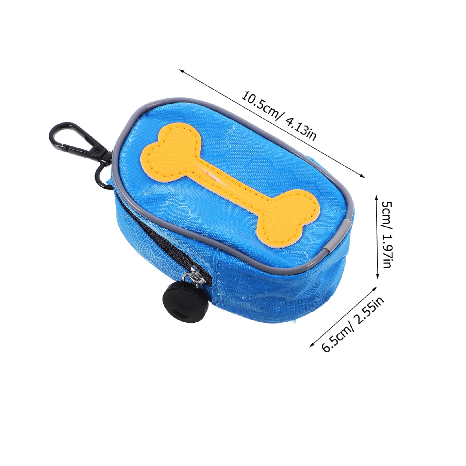 Alasum 8rollos Bolsa Dispensadora De Excrementos De Perro Con Correa y Para Paseos Bolsa Oxford Portátil