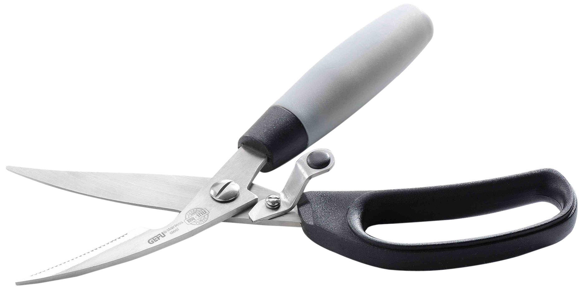 GefuScissors, Stainless Steel, Silver/Black, 27.7 x 10.7 x 4.2 cm