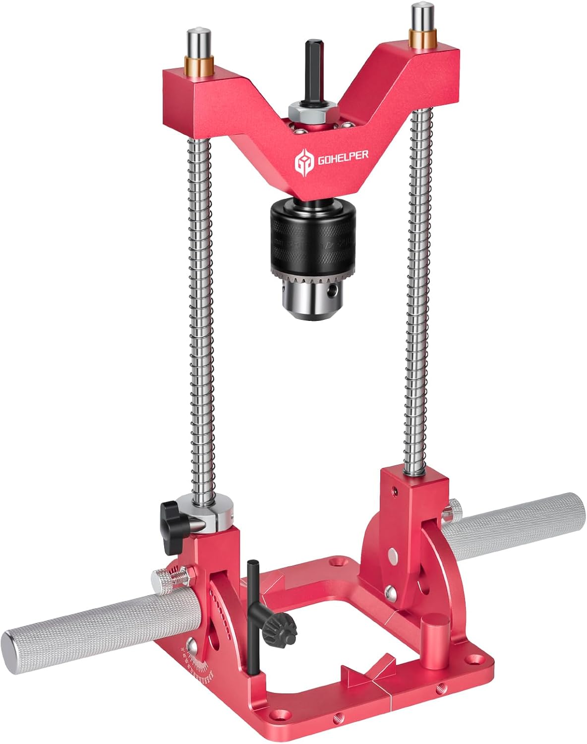 Portable Drill Guide for Straight Holes