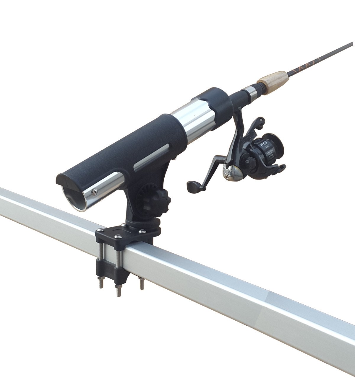 Brocraft Pontoon Boat Rod Holder/Fishing Rod Holder for Square/Rail