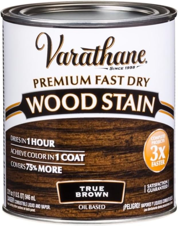 Rust-Oleum Stain Wood True Brown 2PK 1QT