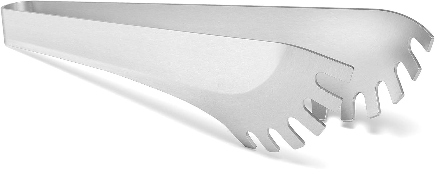 ZACK CAJON spaghetti tongs, ONE SIZE, SilverMetalic