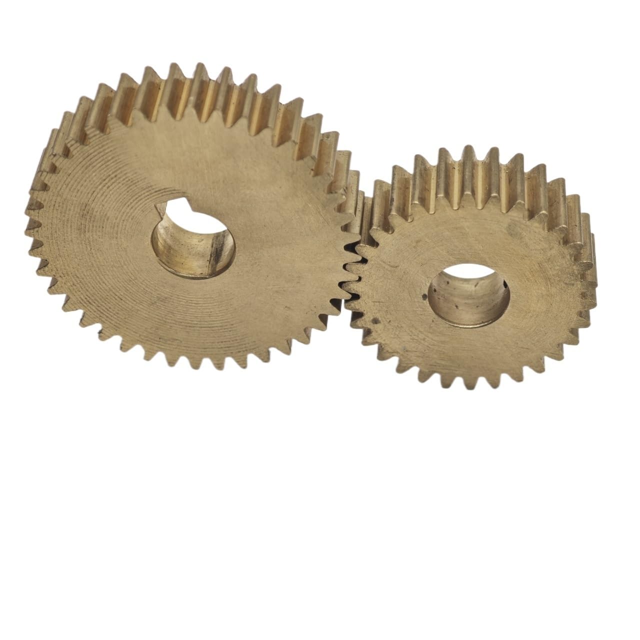 0.6M 69T Brass Spur Gear 42.6mm Diameter 5mm Thickness Cylindrical Transmission Flat Gear Wheel 0.6 Module 69 Teeth Mechanical(7mm bore)