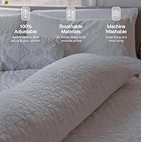 Vista 8 de Coop Home Goods Paquete de almohada y almohada corporal Eden King