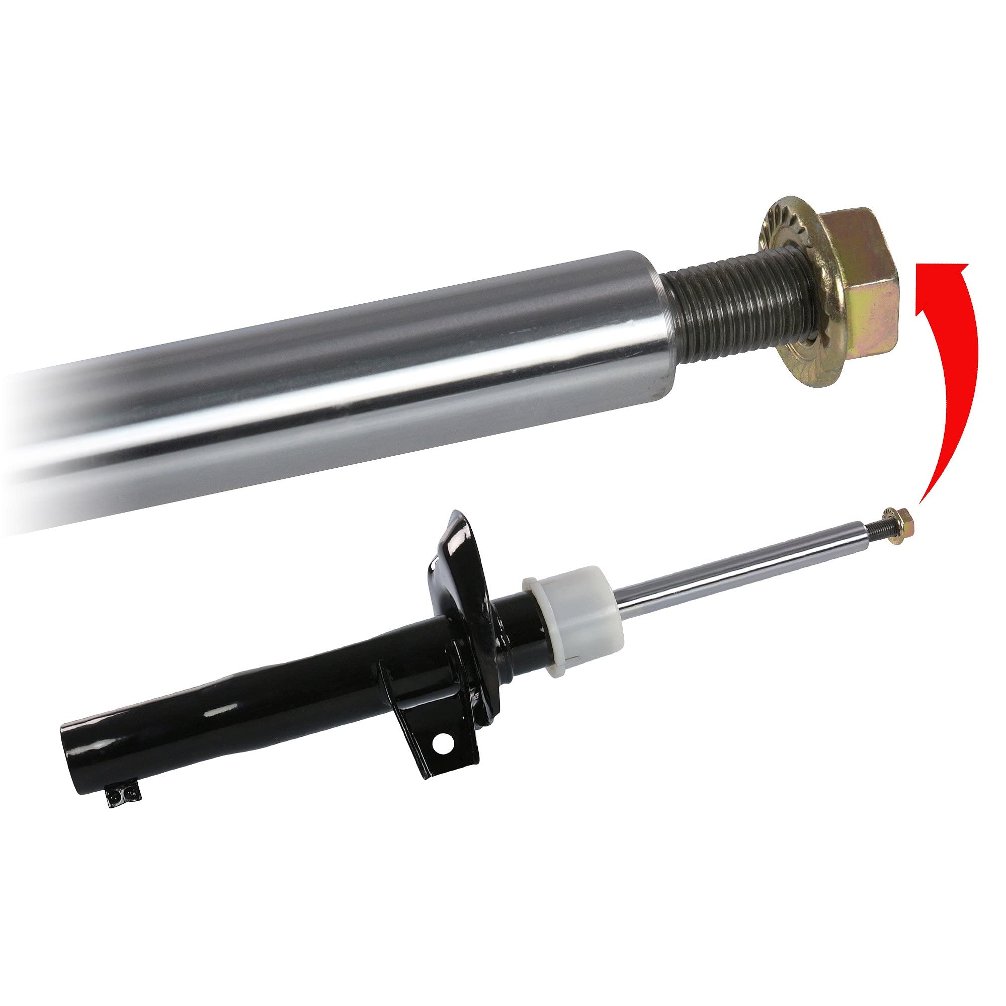 2 Ammortizzatori A Gas Anteriori Per Opel Astra H E Zafira B - Doppia Camera, Pressione Gas - Foto 5