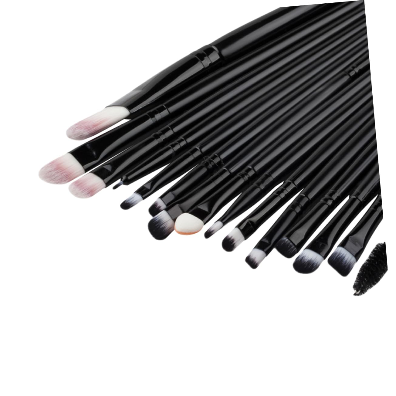 Didiseaon 45pezzi Pennelli Da Trucco Per Occhi Eleganti Per Fondotinta Ombretto Eyeliner e Labbra Set Professionale Nero Sintetica Per Uso Quotidiano e Professionale