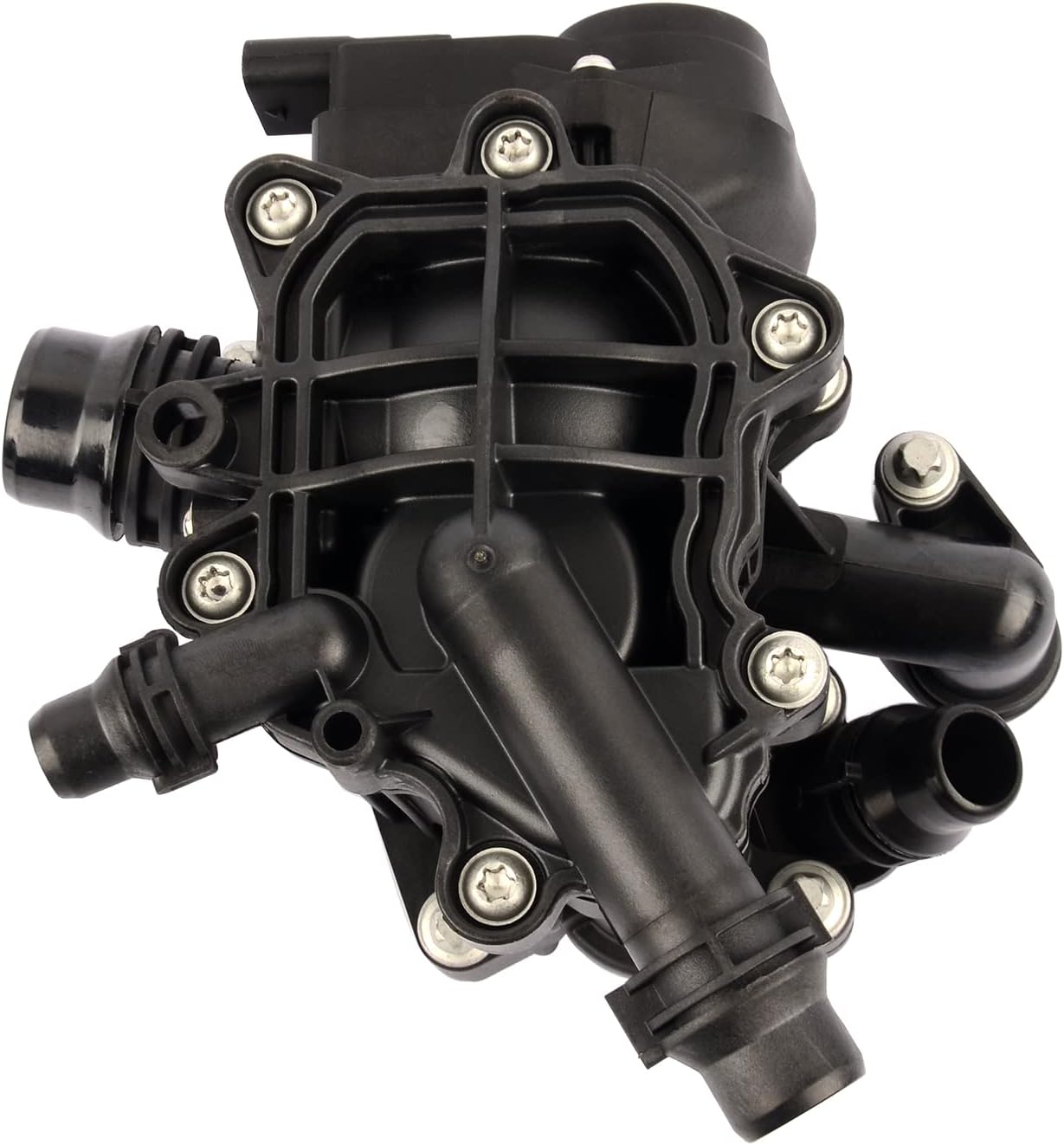 Engine Cooling Coolant Thermostat Assembly Replacement for BMW 230i 320i 330i 430i 530i X3 X4 xDrive 2017-2021#11537644811 GELUOXI