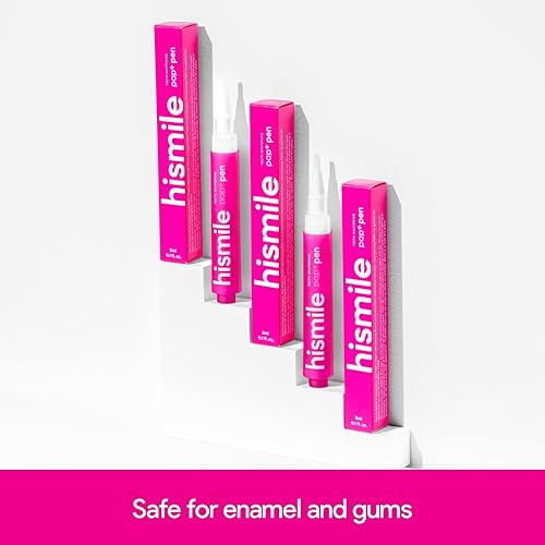Miniatura 7 de HISMILE Pap+ - Bolígrafo blanqueador de dientes sin peróxido para dientes sensibles, blanquea lugares difíciles de alcanzar