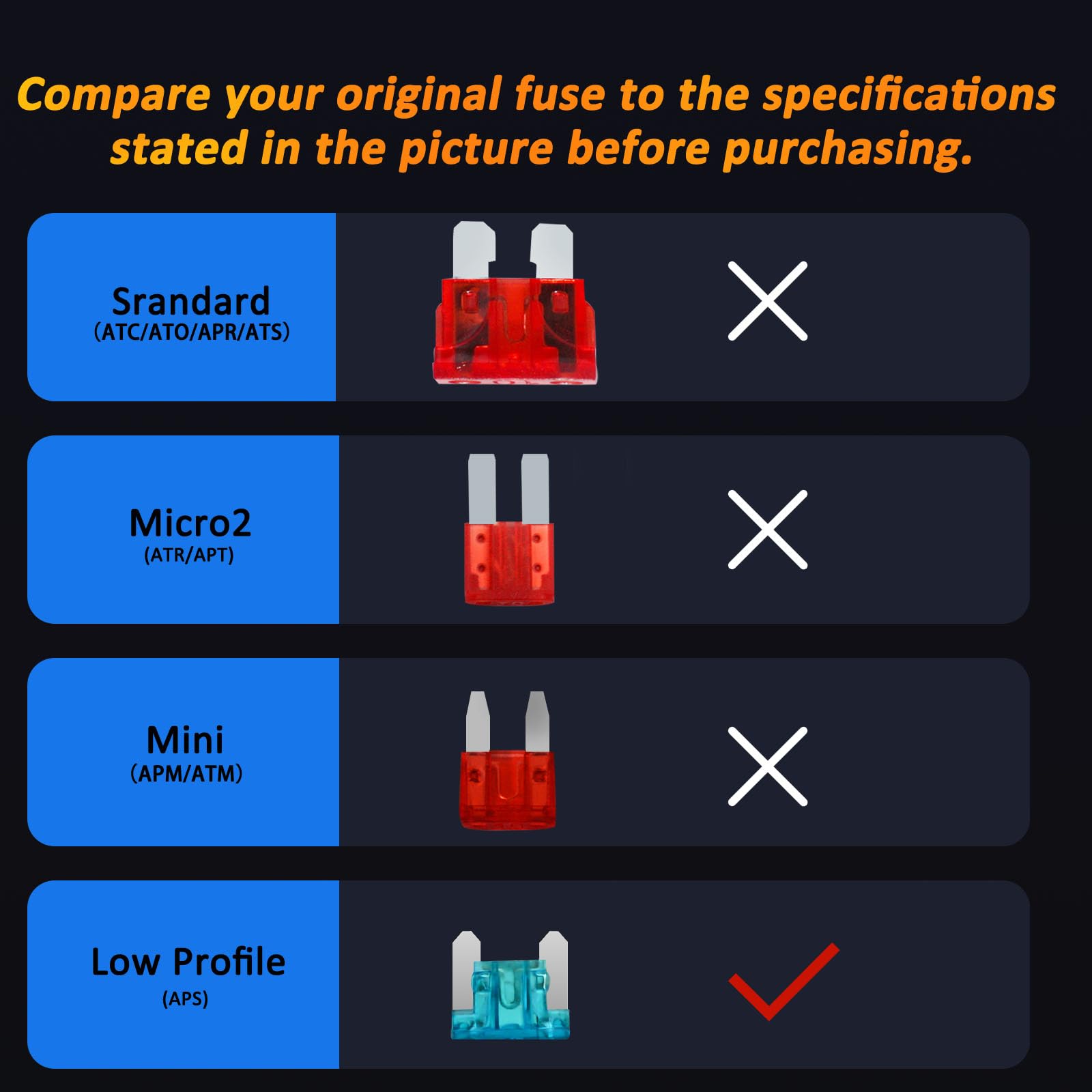 JatilEr Fusibili Auto Mini 10A, Fusibili 10 Pièces, Kit Fusibili Auto Con 1 Estrattore Di - Foto 3