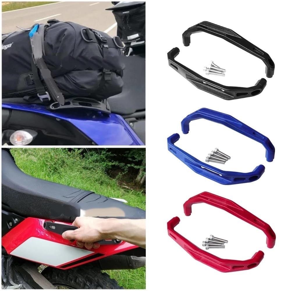 Adatto per Tenere 700 XTZ 7 T7 2019-2021 Accessori Passeggero Posteriore Grab Bar Rail Bracciolo Maniglia Per Valigia Per Moto(Combo - Blue)