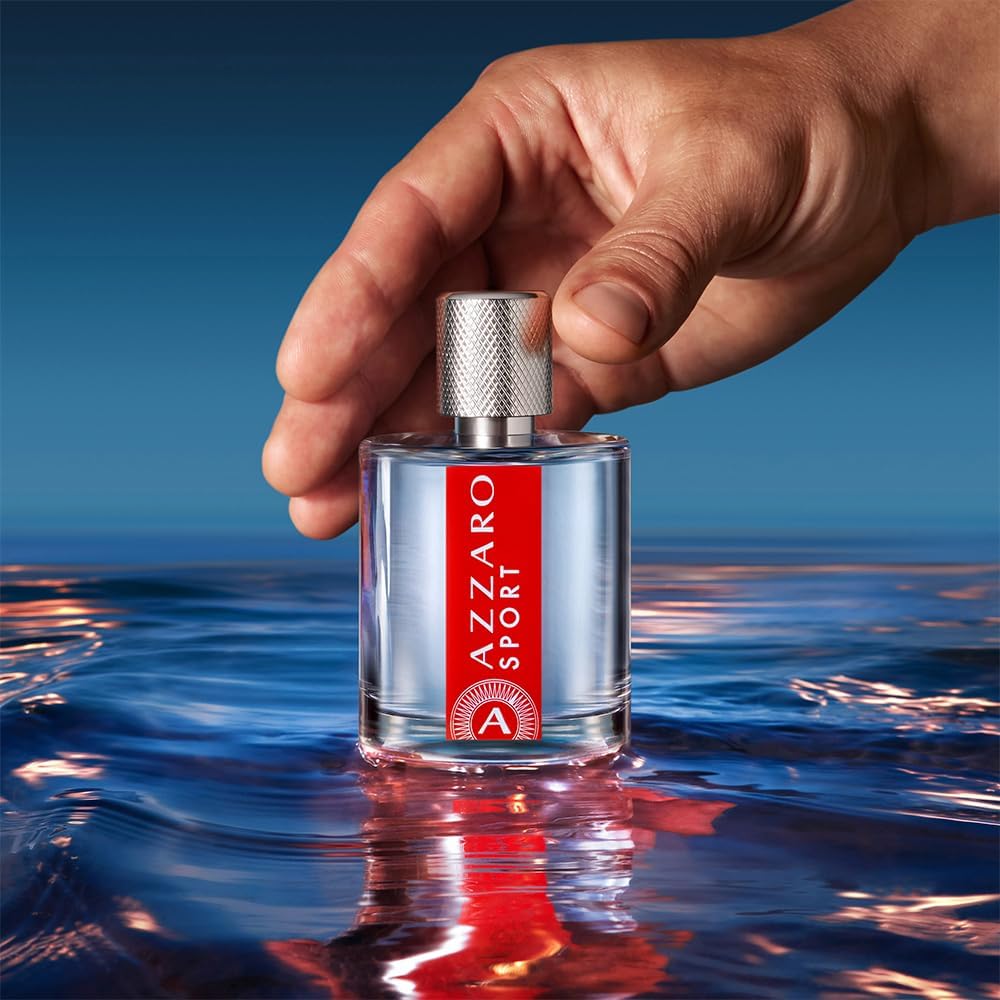 Azzaro Sport, Perfume Masculino Eau de Toilette, Fragrância Cítrica Aromática Fresca com Notas de Bergamota e Gengibre, Média Fixação e Projeção, 100ml Azzaro Sport, Perfume Masculino Eau de Toilette, Fragrância Cítrica Aromática Fresca com Notas de Bergamota e Gengibre, Média Fixação e Projeção, 100ml