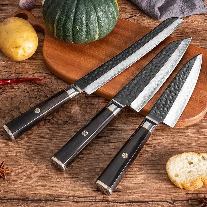 Set Cuchillos Cocina 8 Piezas Acero Damascus miniatura 7