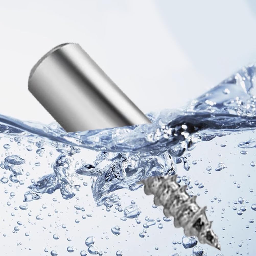 Shelf Pins and Self Tapping Screws with Rubber Sleeves for Cabinet and Wardrobe Glass Shelves 30pcs for Kitchen and Closet Storage