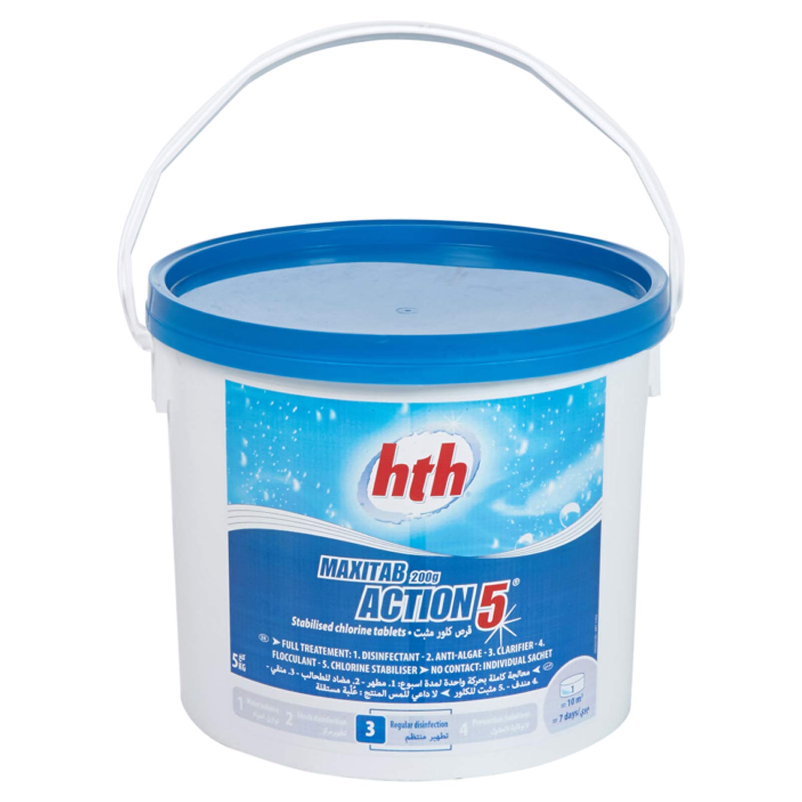 HTH Maxi-tab Action,5 Tablets - 200g